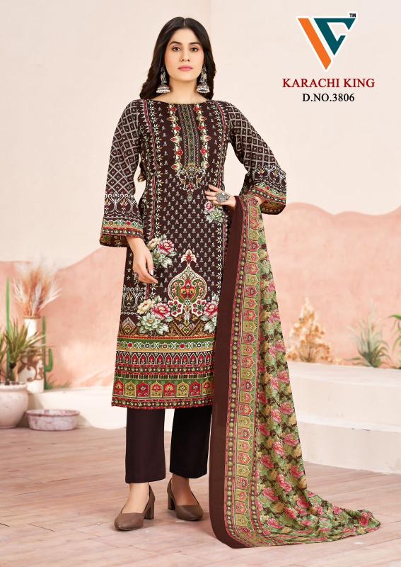 Vandana karachi king vol-38 cotton dress material at wholesale rate